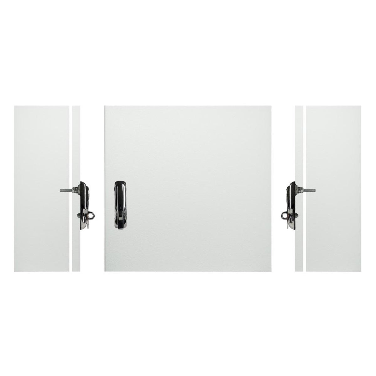 Electrical Enclosure with Padlockable Handle 300H x 200W x 150D IP65 Grey — TRO Assemblies