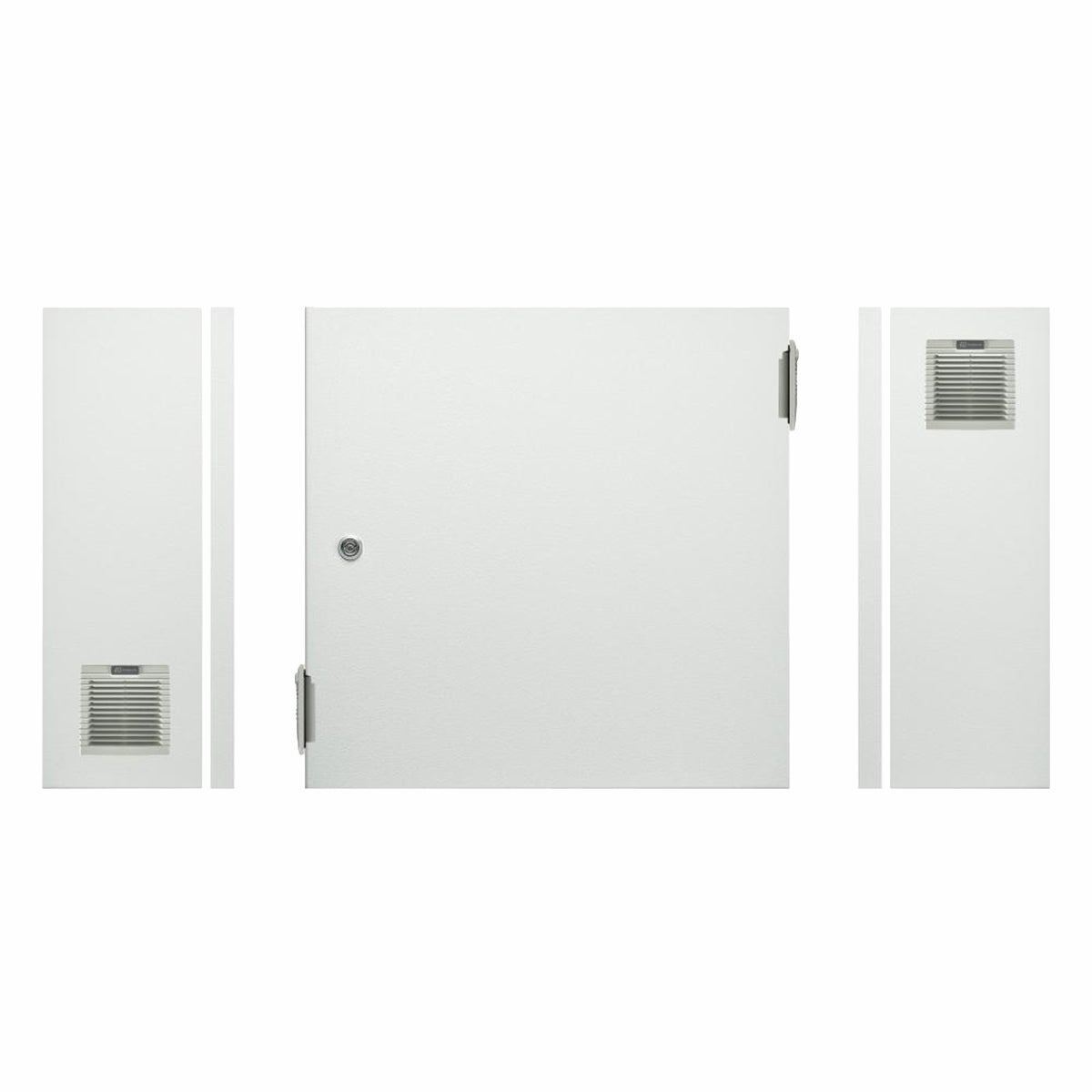 Electrical Enclosure with Vents 300H x 300W x 200D IP54 Grey — TRO Assemblies