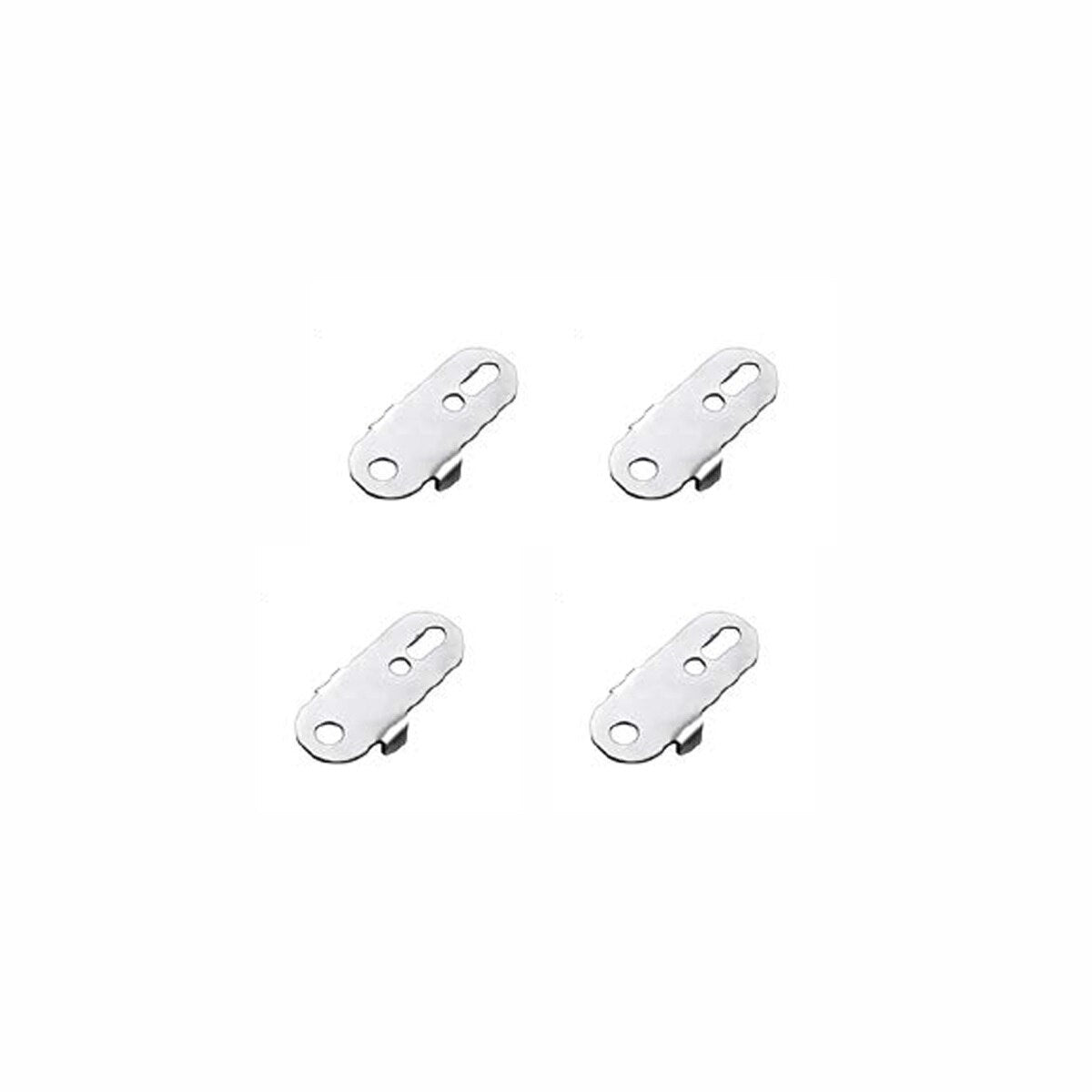 304 Stainless Steel Flat Wall Mounting Brackets for SS Terminal Boxes (4 Pieces) — IP Enclosures