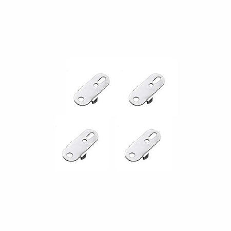 304 Stainless Steel Flat Wall Mounting Brackets for SS Terminal Boxes (4 Pieces) — IP Enclosures