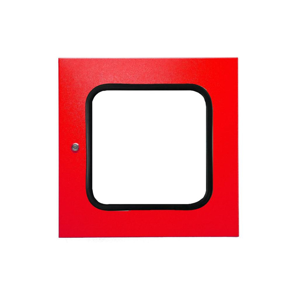 Transparent Door 400H x 400W IP66 Red — IP Enclosures