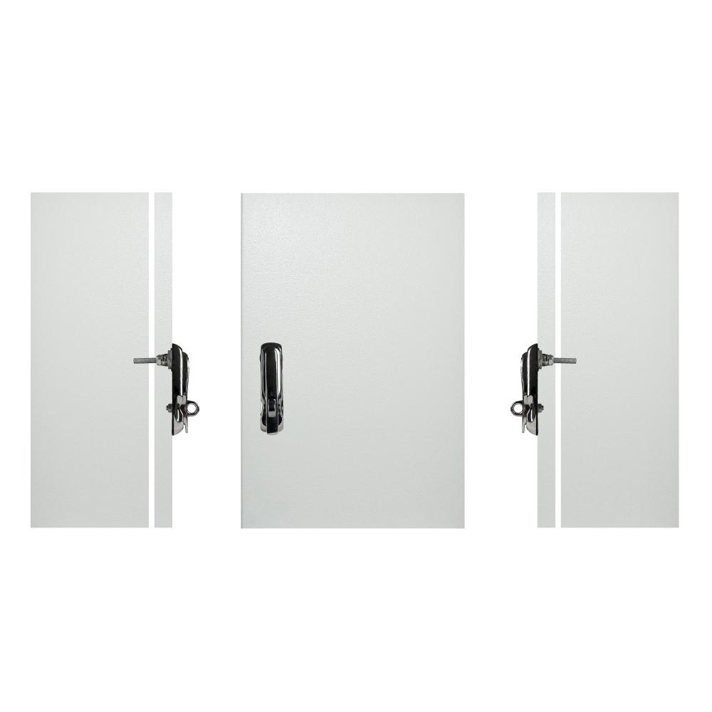 Electrical Enclosure with Padlockable Handle 500H x 300W x 150D IP65 Grey — TRO Assemblies