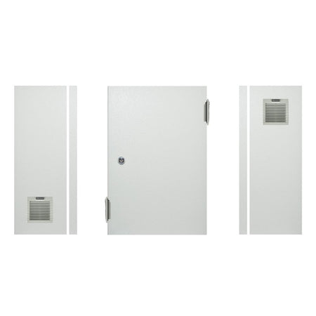 Electrical Enclosure with Vents 500H x 400W x 250D IP54 Grey — TRO Assemblies