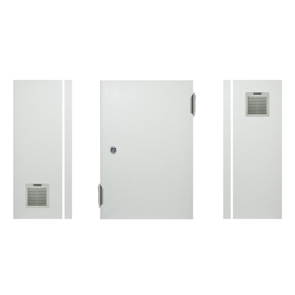 Electrical Enclosure with Vents 500H x 400W x 250D IP54 Grey — TRO Assemblies