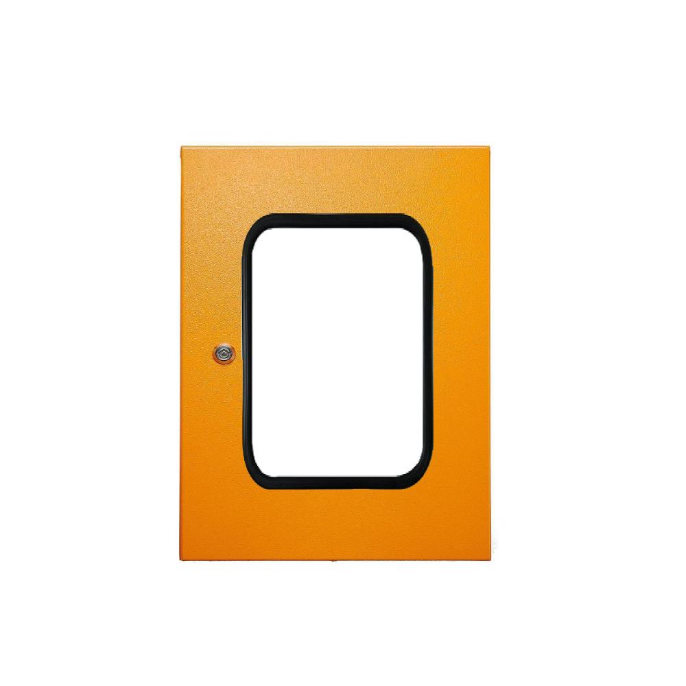 Transparent Door 500H x 400W IP66 Orange — IP Enclosures