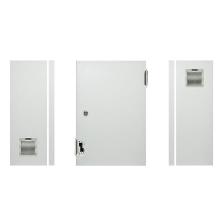 Electrical Enclosure with Vents 600H x 400W x 200D IP54 Grey — TRO Assemblies