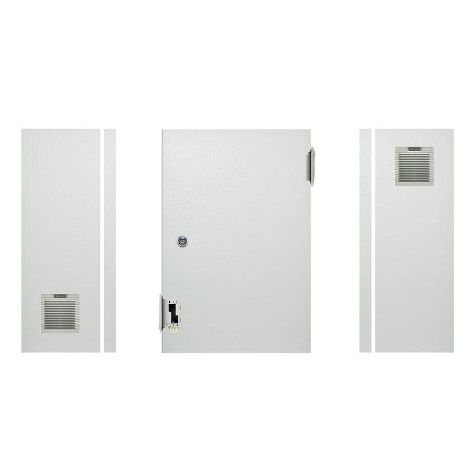 Electrical Enclosure with Vents 600H x 400W x 200D IP54 Grey — TRO Assemblies