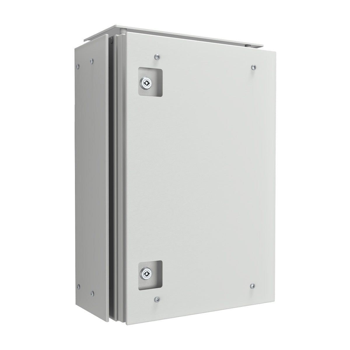 Electrical Enclosure 600H x 400W x 200D IP66 Grey, with Sunshields — IP Enclosures