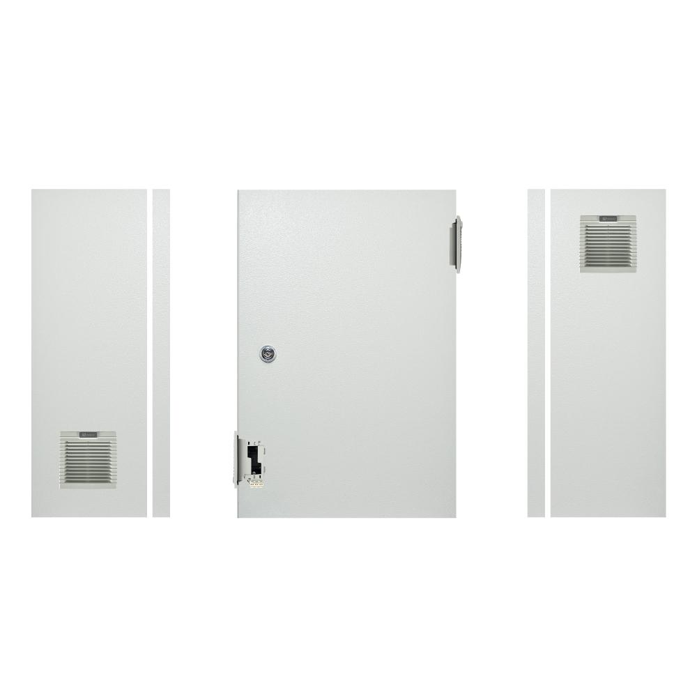 Electrical Enclosure with Fan + Vent 600H x 400W x 250D IP54 Grey — TRO Assemblies