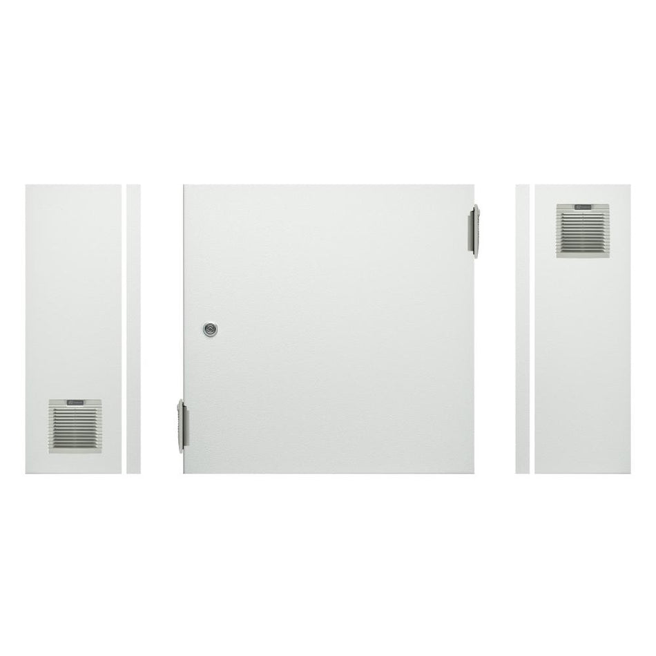 Electrical Enclosure with Vents 600H x 600W x 300D IP54 Grey — TRO Assemblies