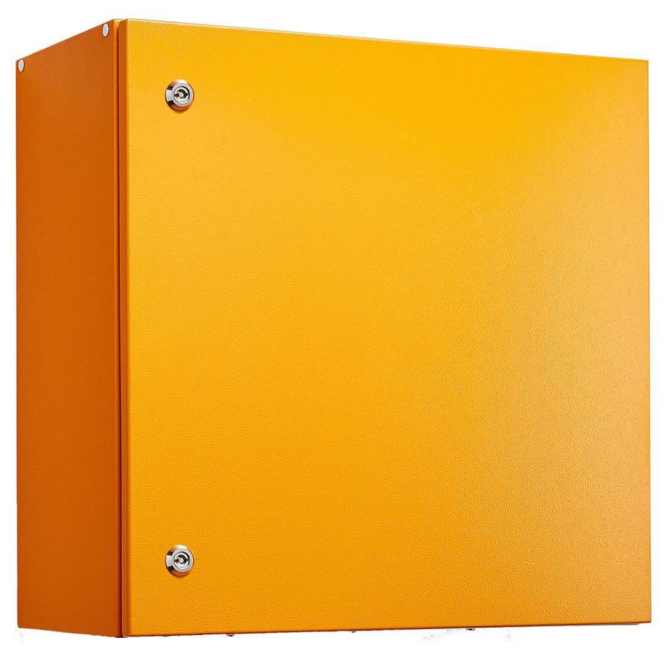 Electrical Enclosure 600H x 600W x 300D IP66 X15 Orange — IP Enclosures