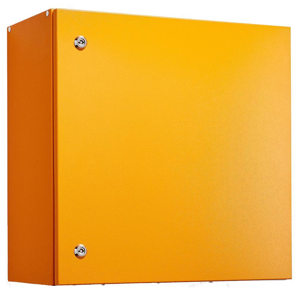Electrical Enclosure 600H x 600W x 400D IP66 X15 Orange — IP Enclosures