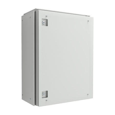 Electrical Enclosure 800H x 600W x 300D IP66 Grey, with Sunshields — IP Enclosures