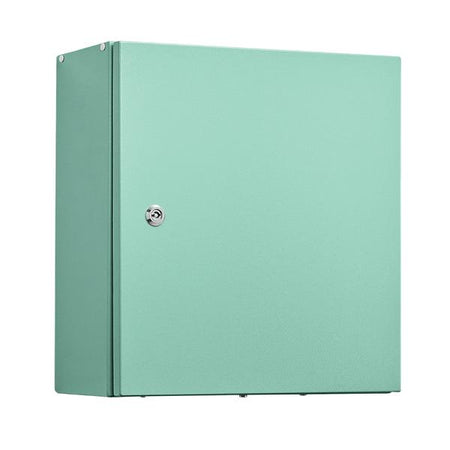Aluminium Electrical Enclosure 400H x 400W x 200D IP66 Smoke-Blue — IP Enclosures