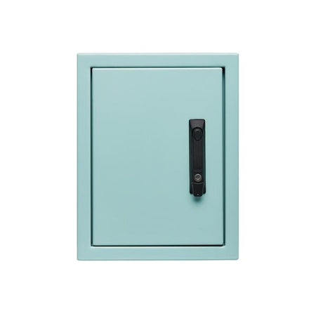 700H x 600W x 325D Field Enclosure Aluminium T33 Smoke Blue, Non Ventilated w/ 12U/RU 19" Rack Profiles — IP Enclosures