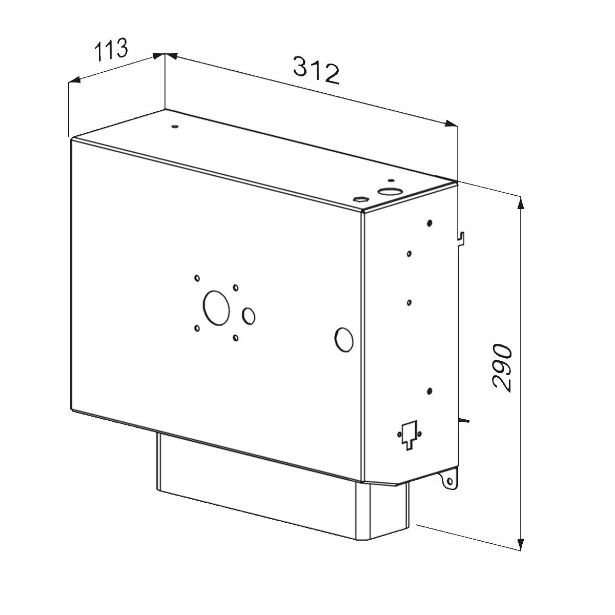 DUCT BOOSTER FAN SUITABLE FOR 2800W & 3800W INDOOR AIR CONDITIONERS — IP Enclosures