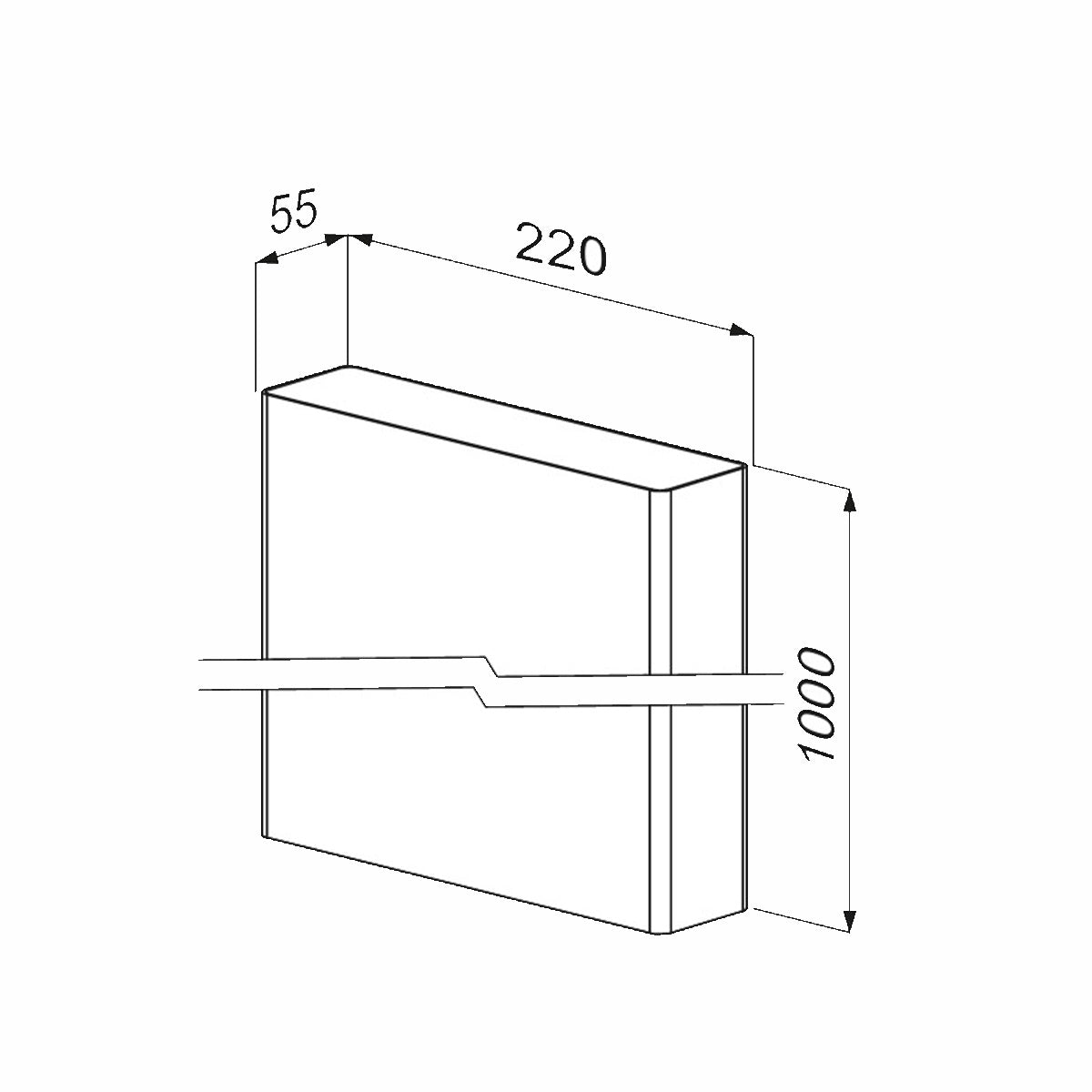 FLAT DUCT 1000MM SUITABLE FOR WALL MOUNTED & ROOF MOUNTED AIR CONDITIONERS — IP Enclosures