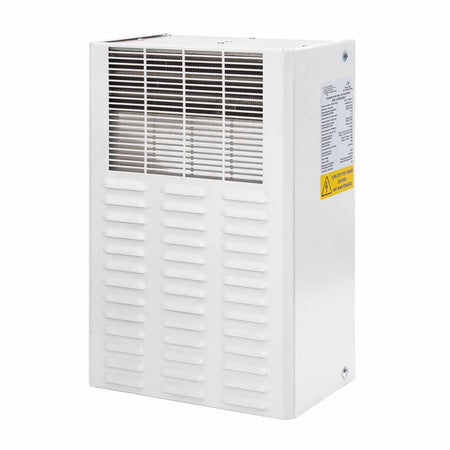 Air Conditioner Outdoor Wall Mounted IP55 230V 350W with Alarm, Door Interlock, RS485 Interface & Condensate Drain — IP