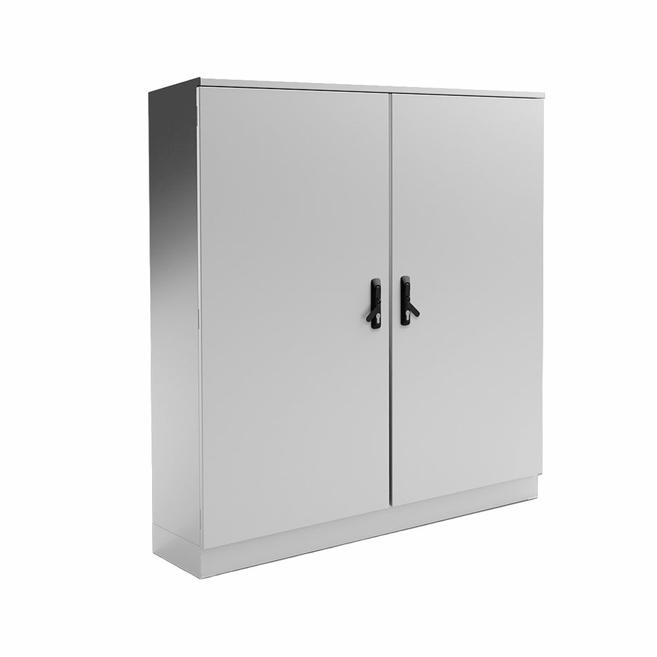 Aluminium Field Enclosure 1200H x 1200W x 400D Grey — IP Enclosures