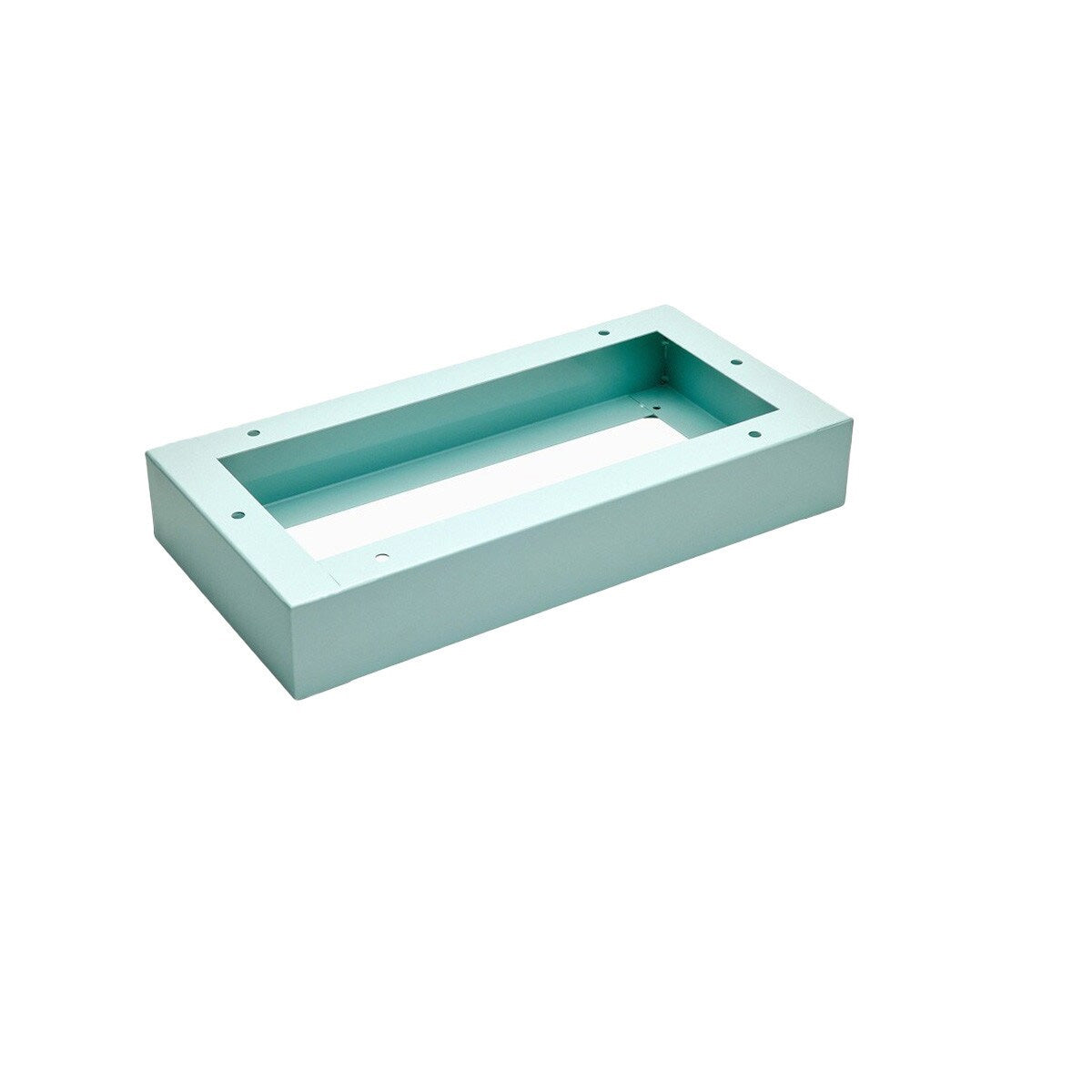 300H Aluminium Plinth for 750W x 800D Field Cabinet, Smoke Blue — IP Enclosures