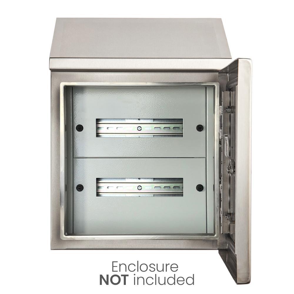 Din Rail Kit 24 Pole to suit 400H x 400W x 200D Enclosure — IP Enclosures