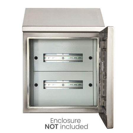 Din Rail Kit 24 Pole to suit 400H x 400W x 200D Enclosure — IP Enclosures