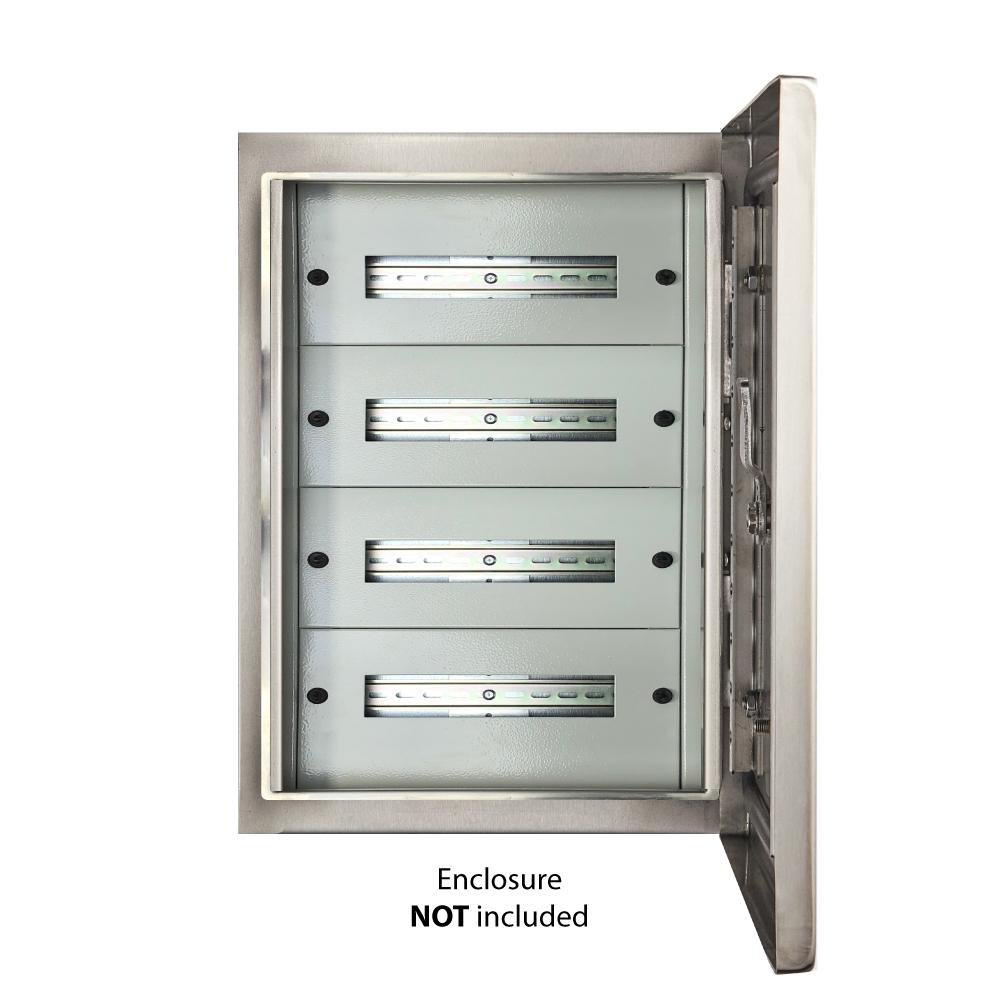 Din Rail Kit 96 Pole to suit 800H x 600W x 200D Enclosure — IP Enclosures