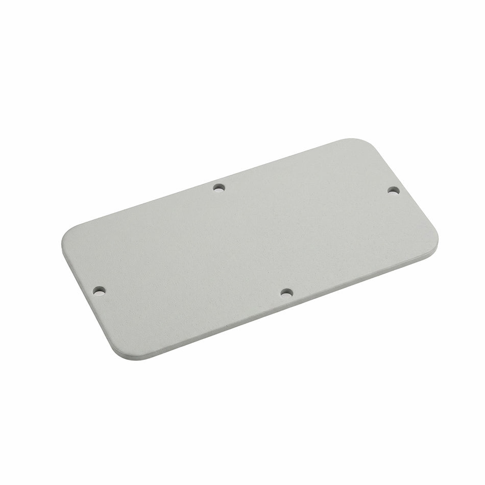 214 X 95 Steel Gland Plate, Powder Coated RAL7035
