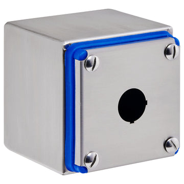 Hygienic Pushbutton Enclosure 1 Hole 304SS IP69K