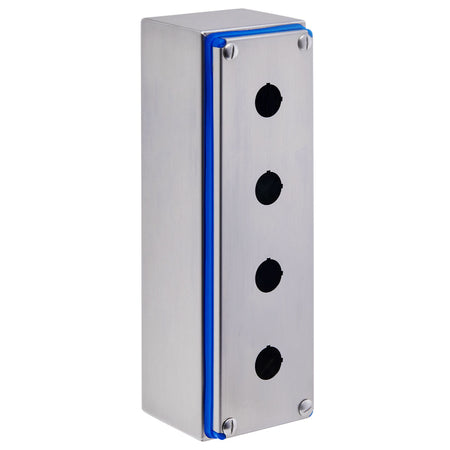 Hygienic Pushbutton Enclosure 4 Hole 304SS IP69K — IP Enclosures