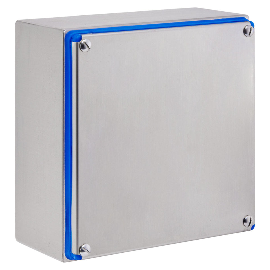 Hygienic Terminal Box 160H x 160W x 100D 304SS IP69K — IP Enclosures