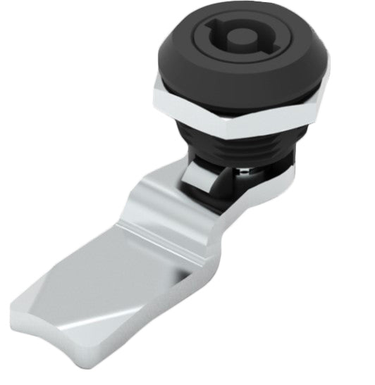 Black Quarter Turn 5mm Double Bit Lock for Electrical Enclosures — IP Enclosures