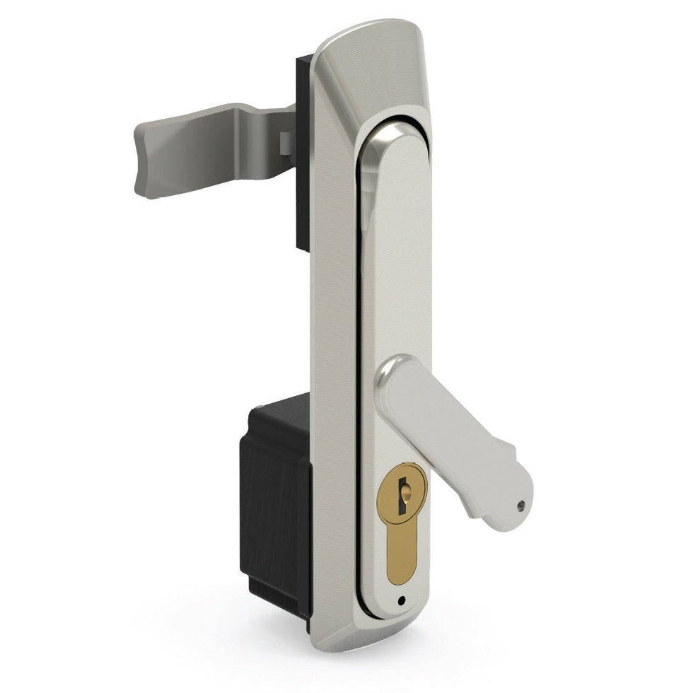 Stainless Steel Swing Handle for Electrical Enclosures - Single Point Locking — IP Enclosures