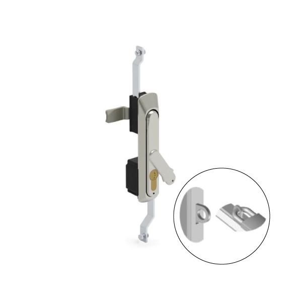 Stainless Steel Swing Handle for Electrical Cabinets - 3 Point Locking, Padlockable — IP Enclosures