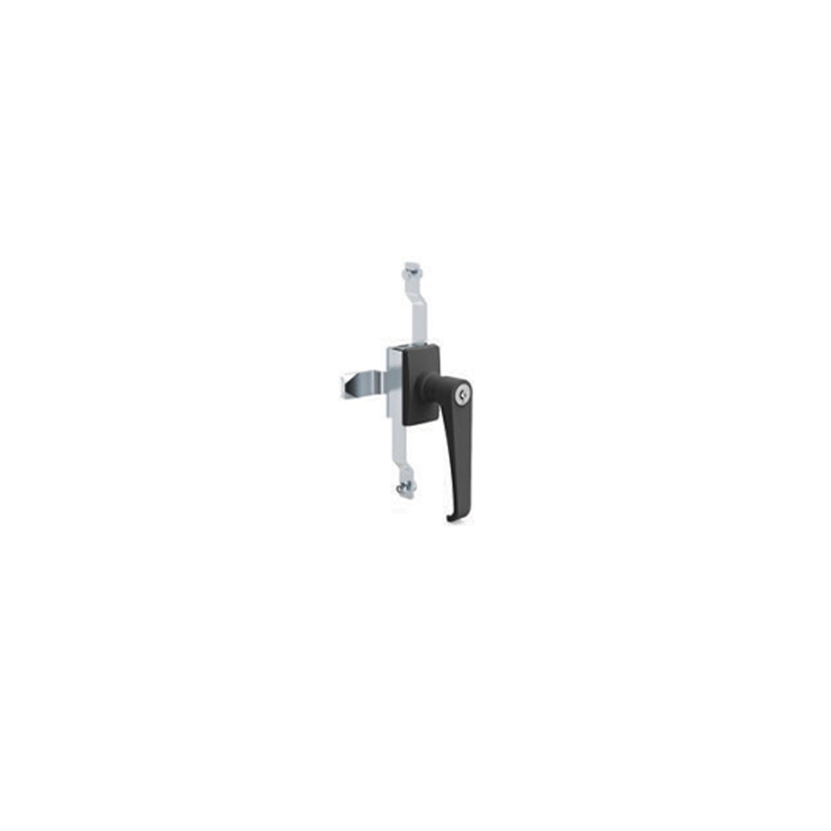 Black L Handle for 3 Point Locking, Keyed — IP Enclosures