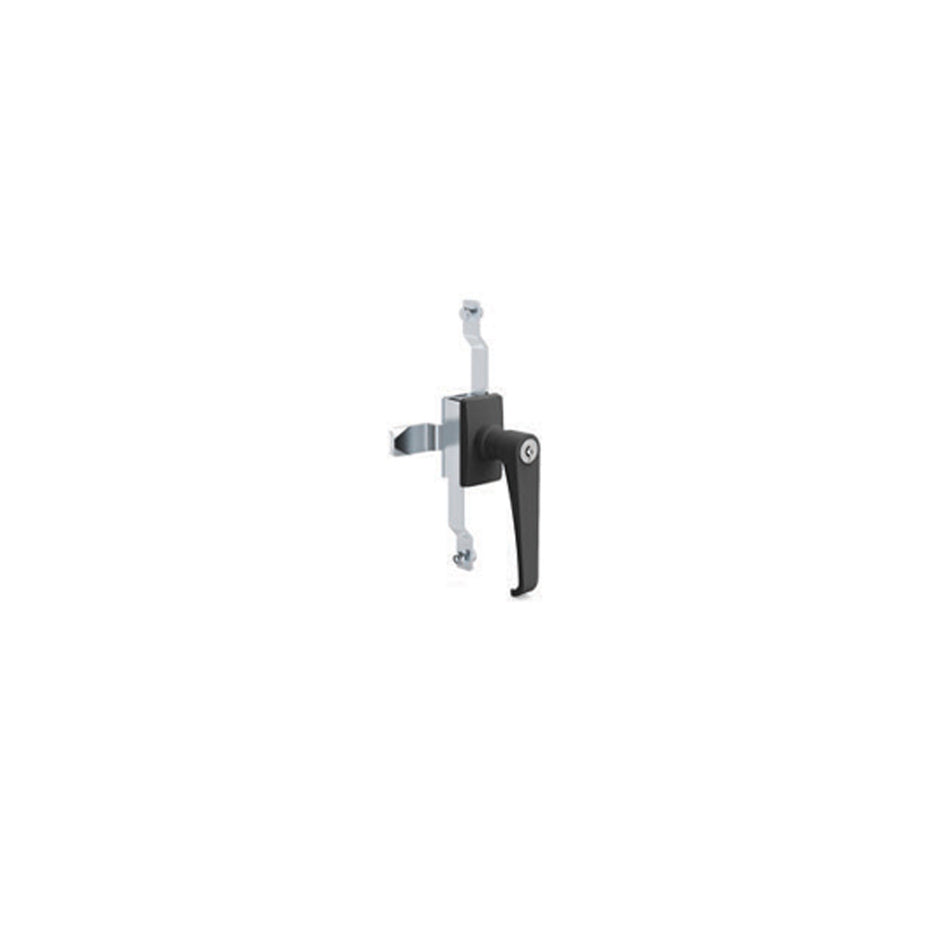 Black L Handle for 3 Point Locking, Keyed — IP Enclosures