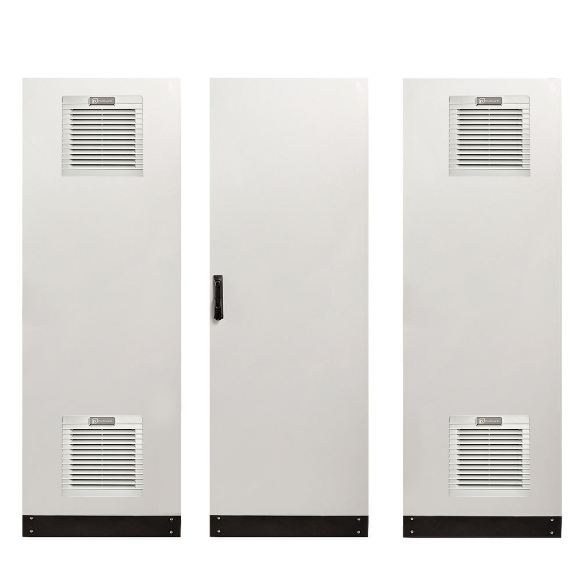 Electrical Cabinet with Fan + Vent 2020H x 600W x 600D Grey — TRO Assemblies