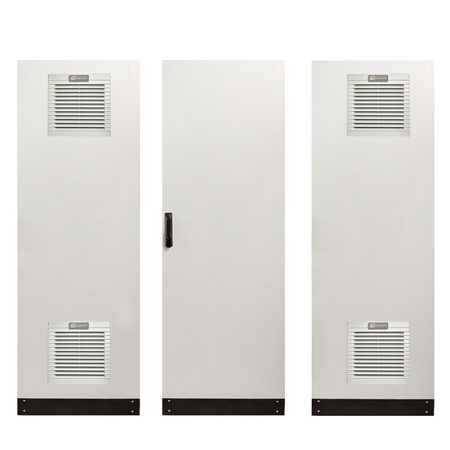 Electrical Cabinet with Vents 2020H x 600W x 800D Grey — TRO Assemblies