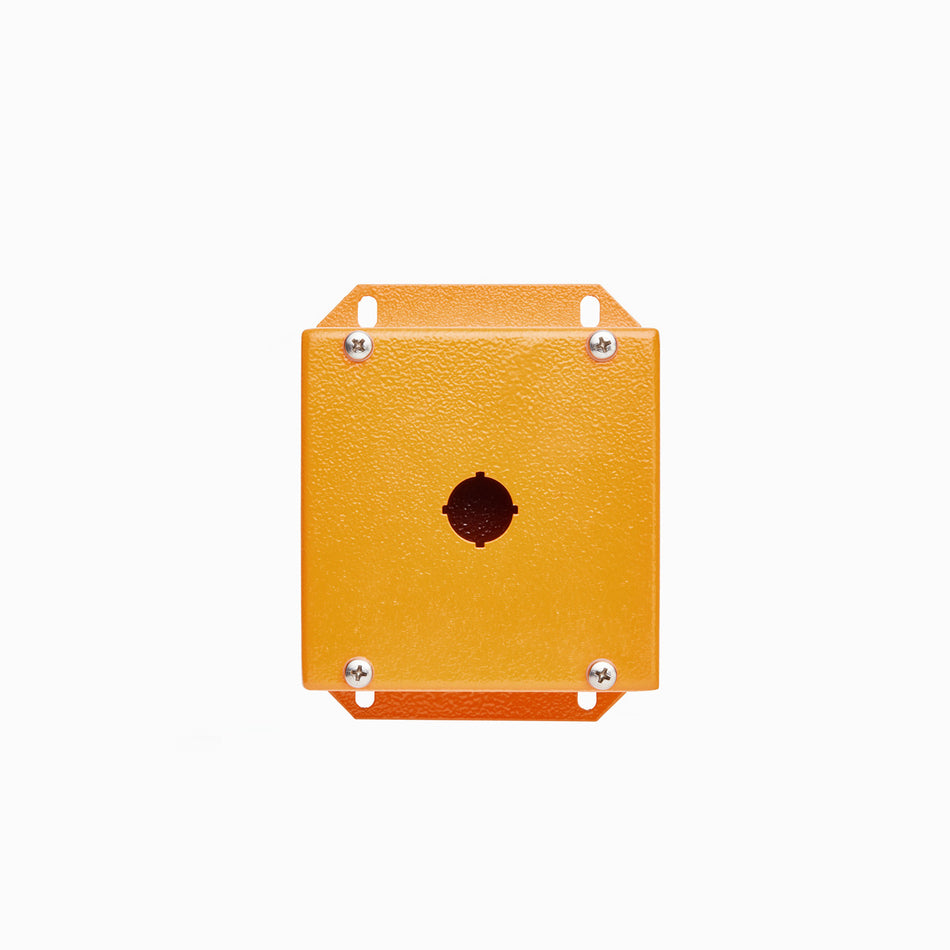 Pushbutton Enclosure 1 Hole , Orange — IP Enclosures