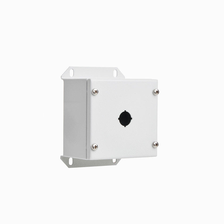 Pushbutton Enclosure 1 Hole, Grey — IP Enclosures