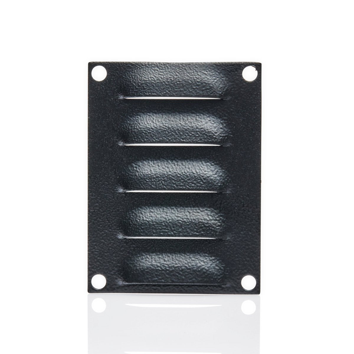 Louvre Vent 100H x 75W Black — IP Enclosures