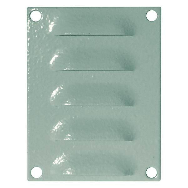 Louvre Vent 100H x 75W Smoke-Blue — IP Enclosures