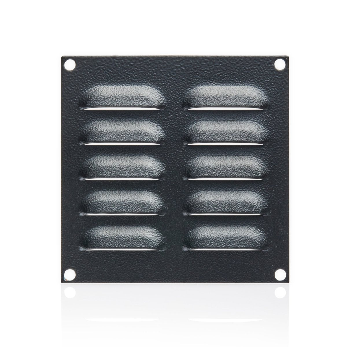 Louvre Vent 130H x 130W Black — IP Enclosures