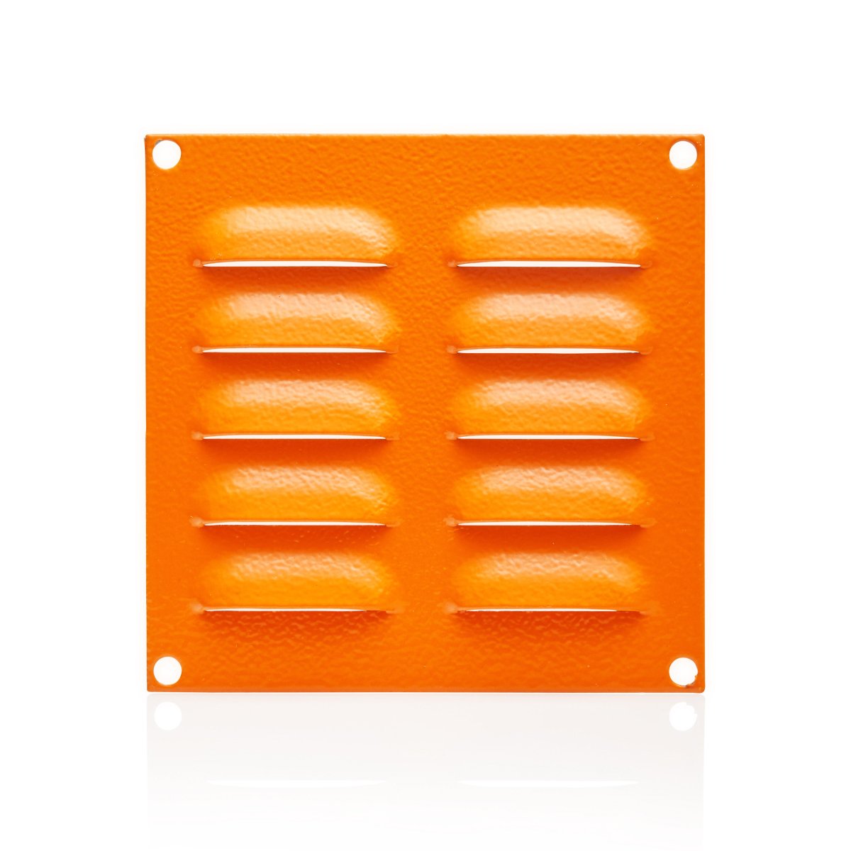 Louvre Vent 130H x 130W Orange — IP Enclosures