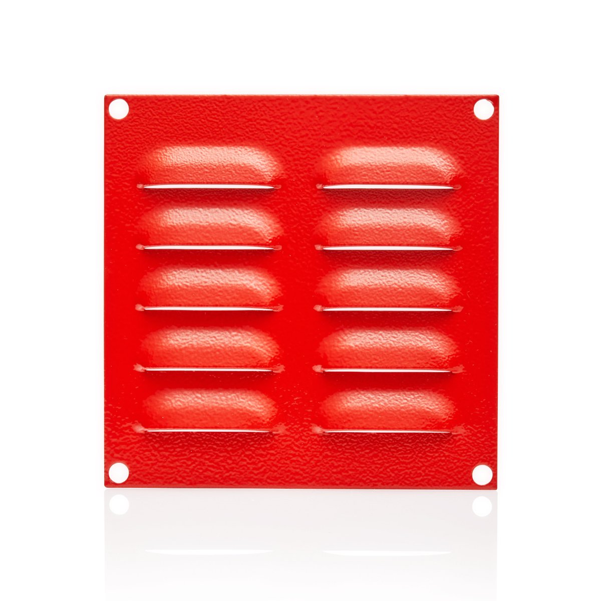 Louvre Vent 130H x 130W Red — IP Enclosures