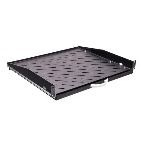 1U/RU Sliding Shelf for Data Racks - 325mm, Black — IP Enclosures