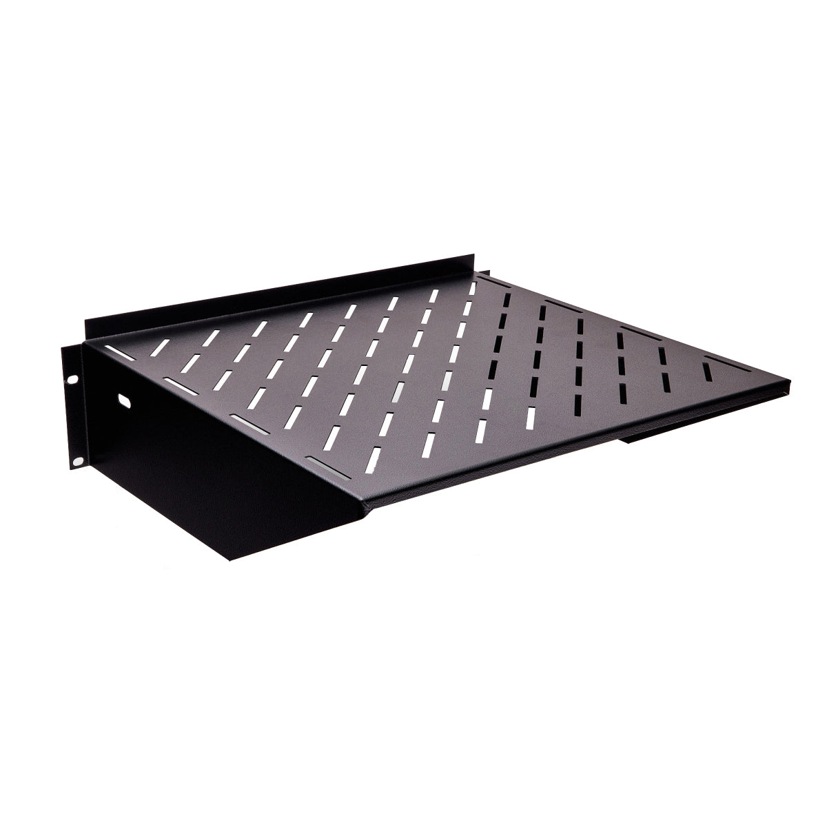 3U/RU Fixed Shelf for Data Racks - 600mmD, Black — IP Enclosures