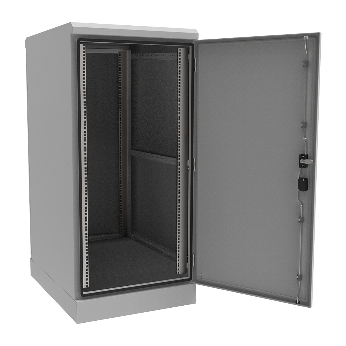 19" Battery Storage Rack 24RU x 800D IP66 Grey — IP Enclosures