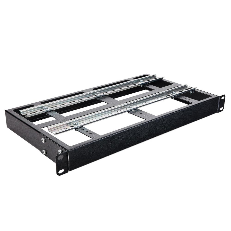 19" Rack Mount DIN Shelf x 250D — IP Enclosures