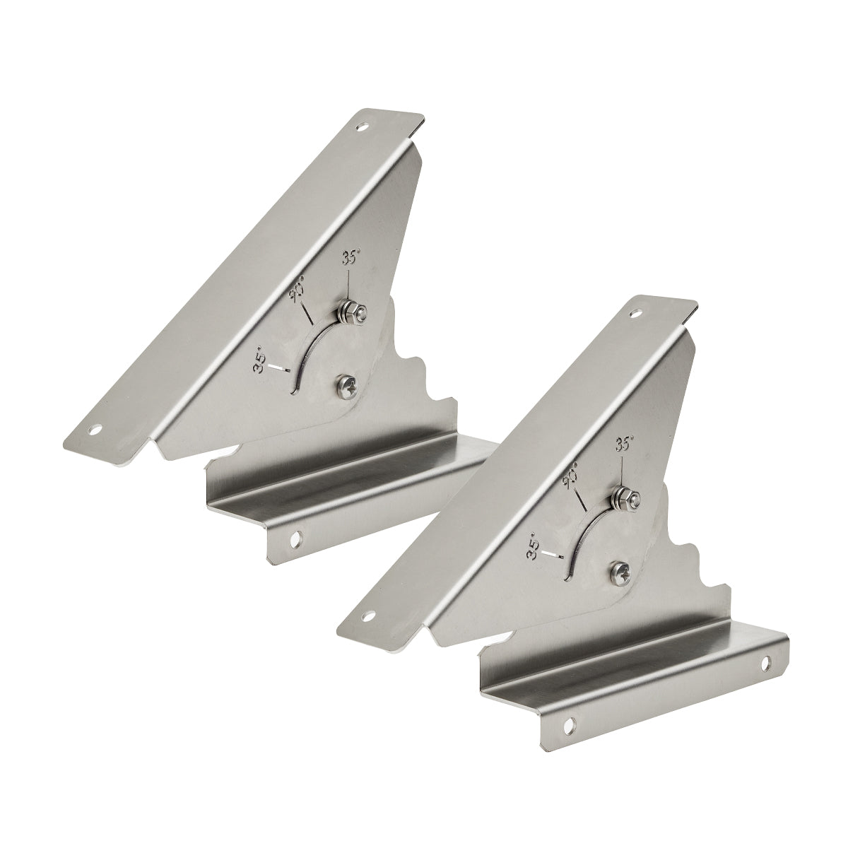 Stainless Steel Solar Panel Bracket Set to suit 300W x 200D Enclosure — IP Enclosures